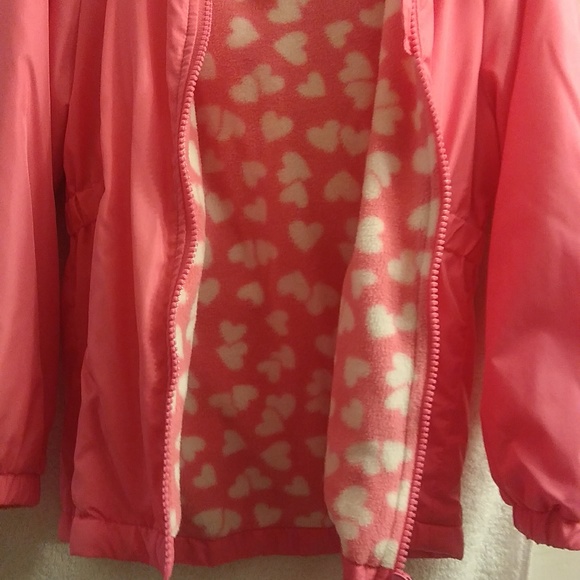 OshKosh B'gosh Jackets & Coats Osh Kosh Fleece Lined Pink Rain
